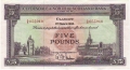 Clydesdale And North Of Scotland Bank Ltd 5 Pounds,  1. 3.1960